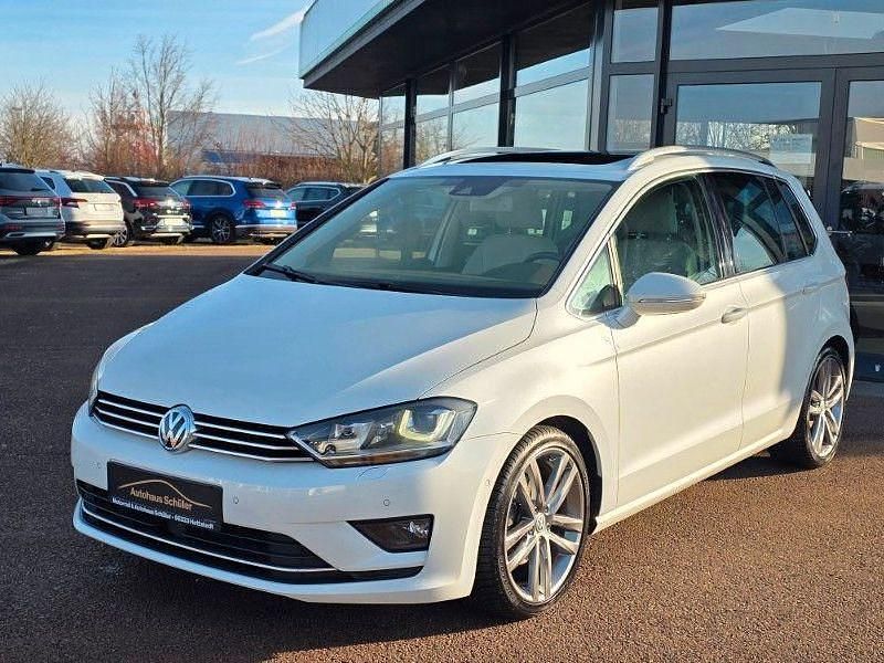 Weiß Gebraucht 2014 VW Golf Sportsvan Highline Van / Kleinbus | 14.440 € (Etwas zu teuer) - Bild 1/4