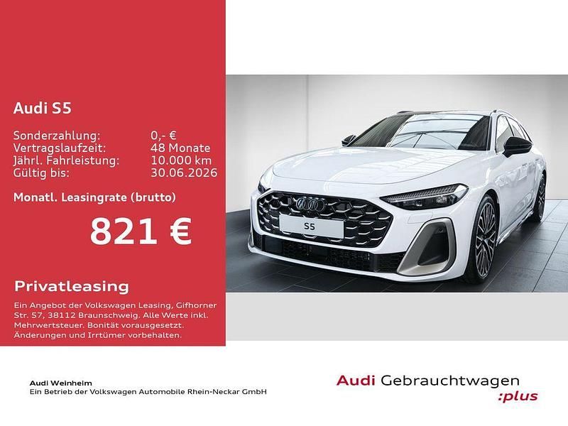 Gebraucht Audi S5 Edition .1 367 PS (269 kW) 2025 Gletscherweiß metallic Kombi