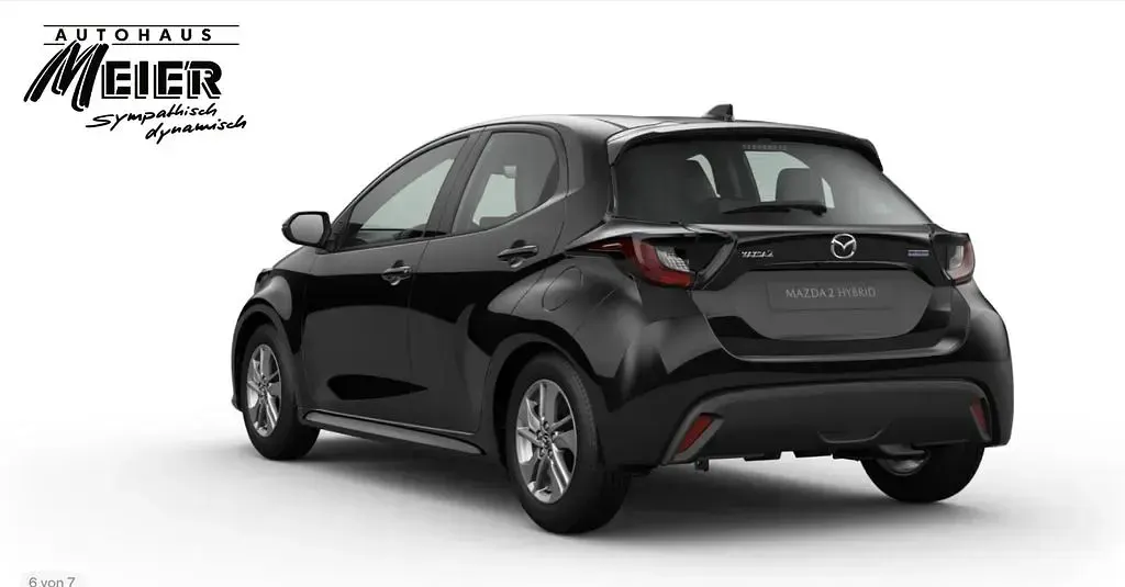 Neu Mazda 2 Prime-Line 92 PS (67 kW) 2025 Schwarz Kleinwagen
