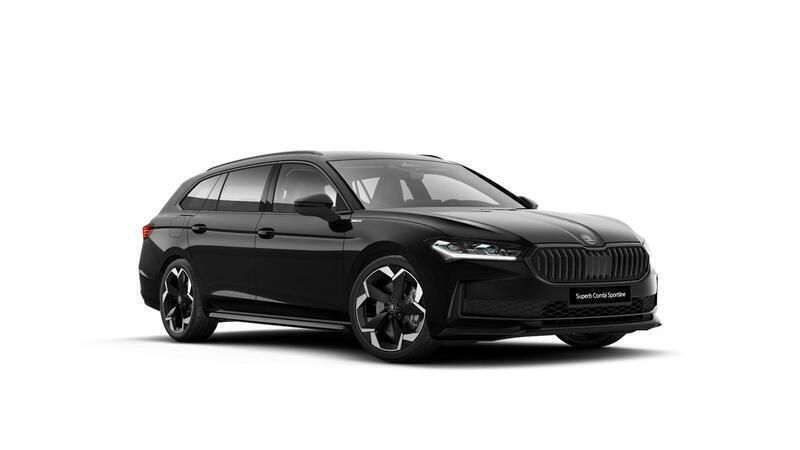 Schwarz Neu 2025 Skoda Superb SportLine Kombi | 49.849 € (Guter Preis) - Bild 1/4