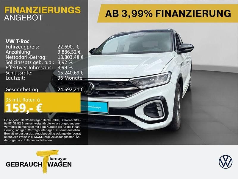 Gebraucht VW T-Roc Active 110 PS (80 kW) 2023 Weiß SUV