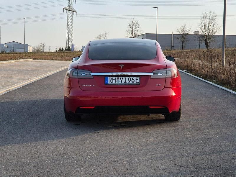 Gebraucht Tesla Model S 309 kW (421 PS) 2017 Rot Kleinwagen