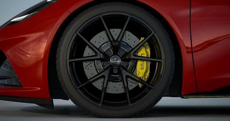 Nowe Lotus Emira 407 KM (299 kW) 2026 Czerwony Coupe