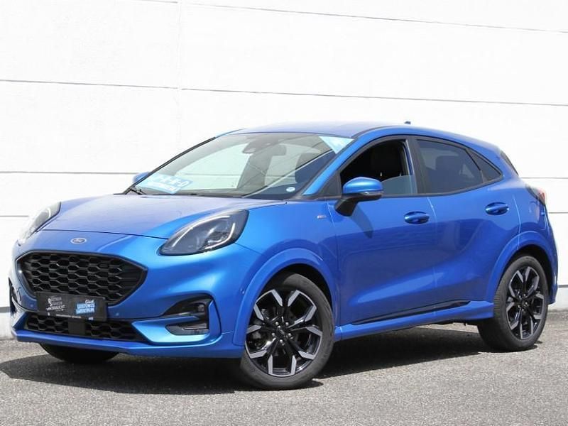 Dynamicblau metallic Gebraucht 2024 Ford Puma ST-Line X SUV | 26.655 € (Teuer) - Bild 1/4