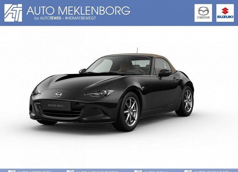 Neu Mazda MX5 132 PS (97 kW) 2025 Jet black Cabrio