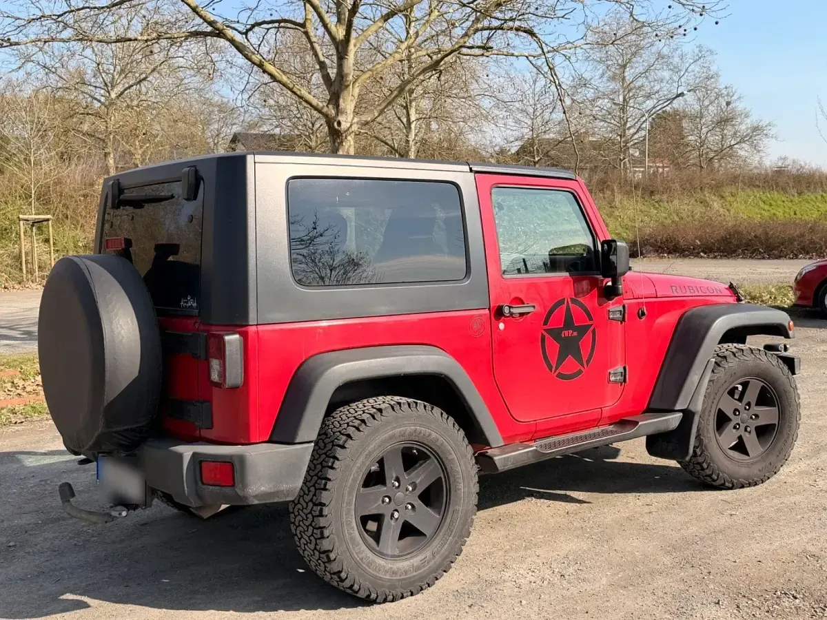 Gebraucht Jeep Wrangler Rubicon 177 PS (130 kW) 2009 Rot SUV