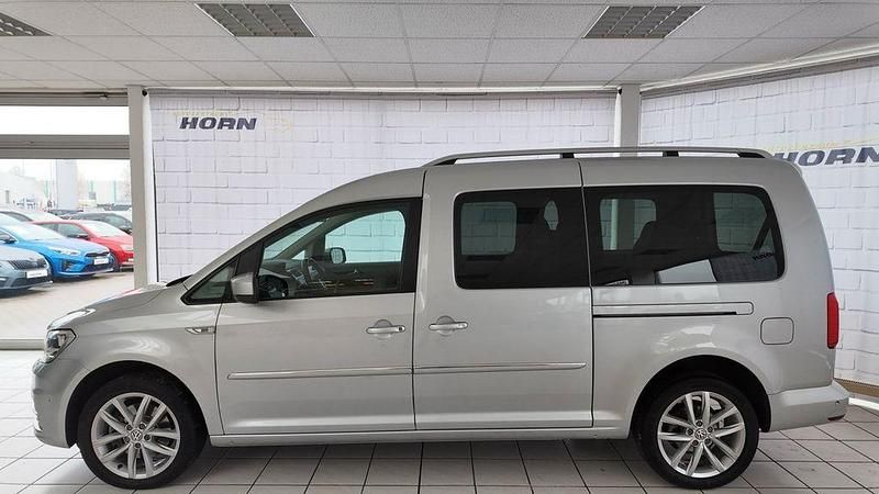 Gebraucht VW Caddy Maxi Highline 102 PS (75 kW) 2015 Reflexsilber metallic Van / Kleinbus