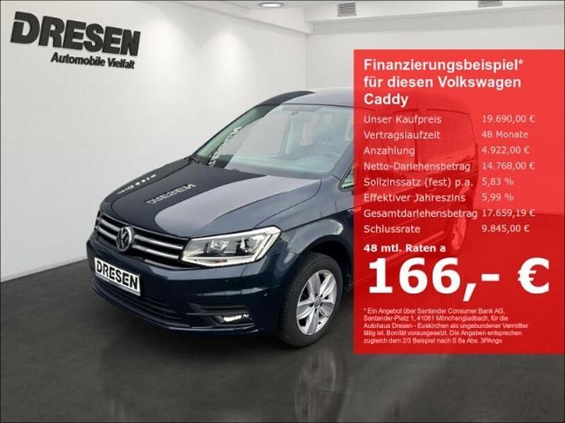 Blau Gebraucht 2016 VW Caddy Comfortline Van / Kleinbus | 19.690 € (Fairer Preis) - Bild 1/4