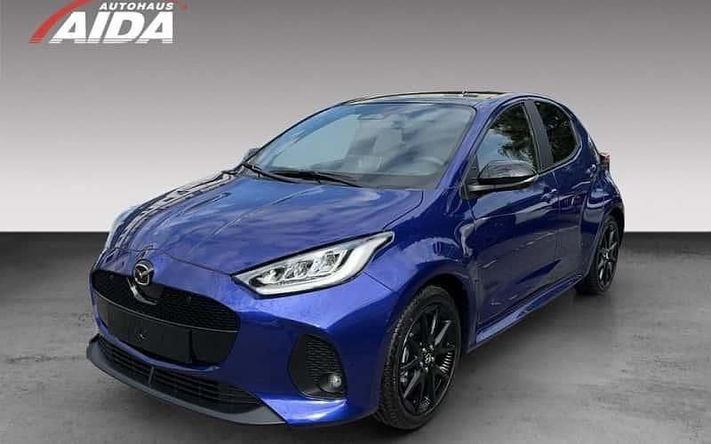 Glass blue Gebraucht 2024 Mazda 2 Homura-Line Limousine | 26.990 € (Teuer) - Bild 1/4