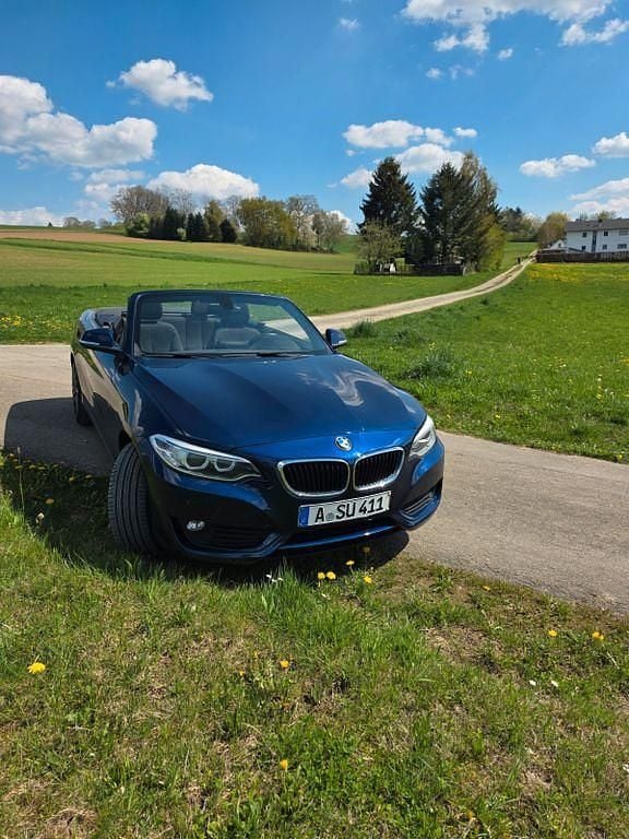 Second-hand BMW 220 Advantage 184 CP (135 kW) 2016 Albastru Cabrio