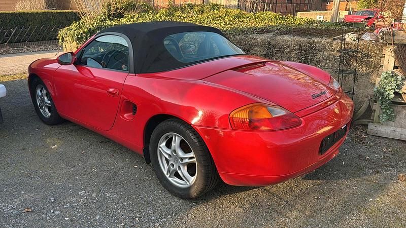 Gebraucht Porsche Boxster 204 PS (150 kW) 1997 Rot Cabrio
