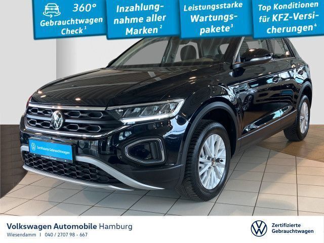 2t deep black perleffekt Gebraucht 2023 VW T-Roc Life SUV | 29.250 € (Fairer Preis) - Bild 1/3