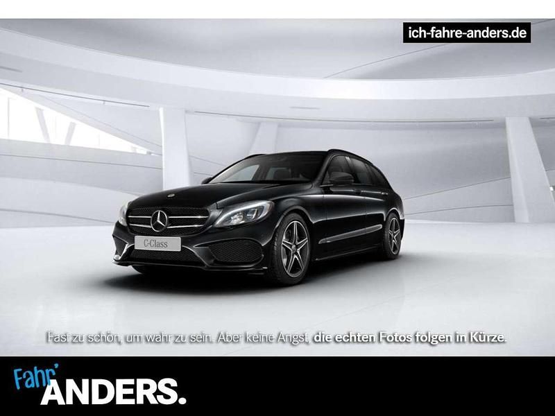Schwarz Gebraucht 2017 Mercedes C180 AMG Kombi | 19.484 € (Etwas zu teuer) - Bild 1/1