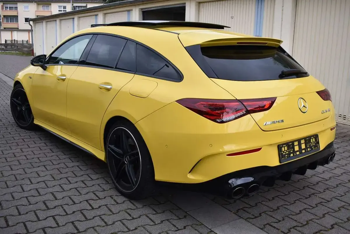 Gebraucht Mercedes CLA45 AMG AMG 387 PS (284 kW) 2020 Sonnengelb  unilack Coupé