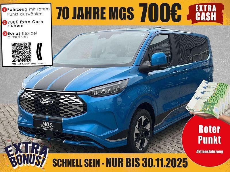 Digital aqua blue metallic Gebraucht 2024 Ford Tourneo Sport | 50.694 € - Bild 1/4