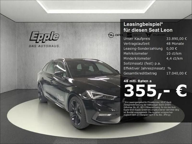 Schwarz Gebraucht 2025 Seat Leon Black Edition Kombi | 32.990 € (Etwas zu teuer) - Bild 1/4