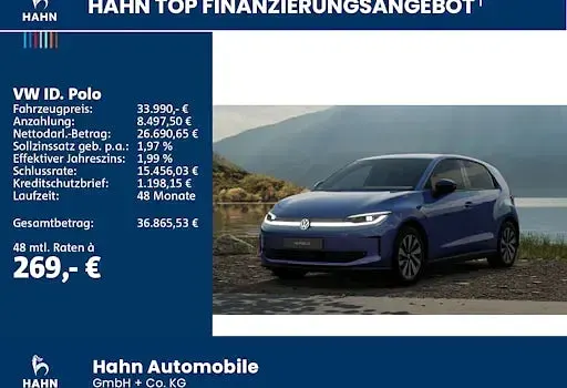 Neu VW ID. Polo Style 99 kW (135 PS) 2026 Blau Kleinwagen