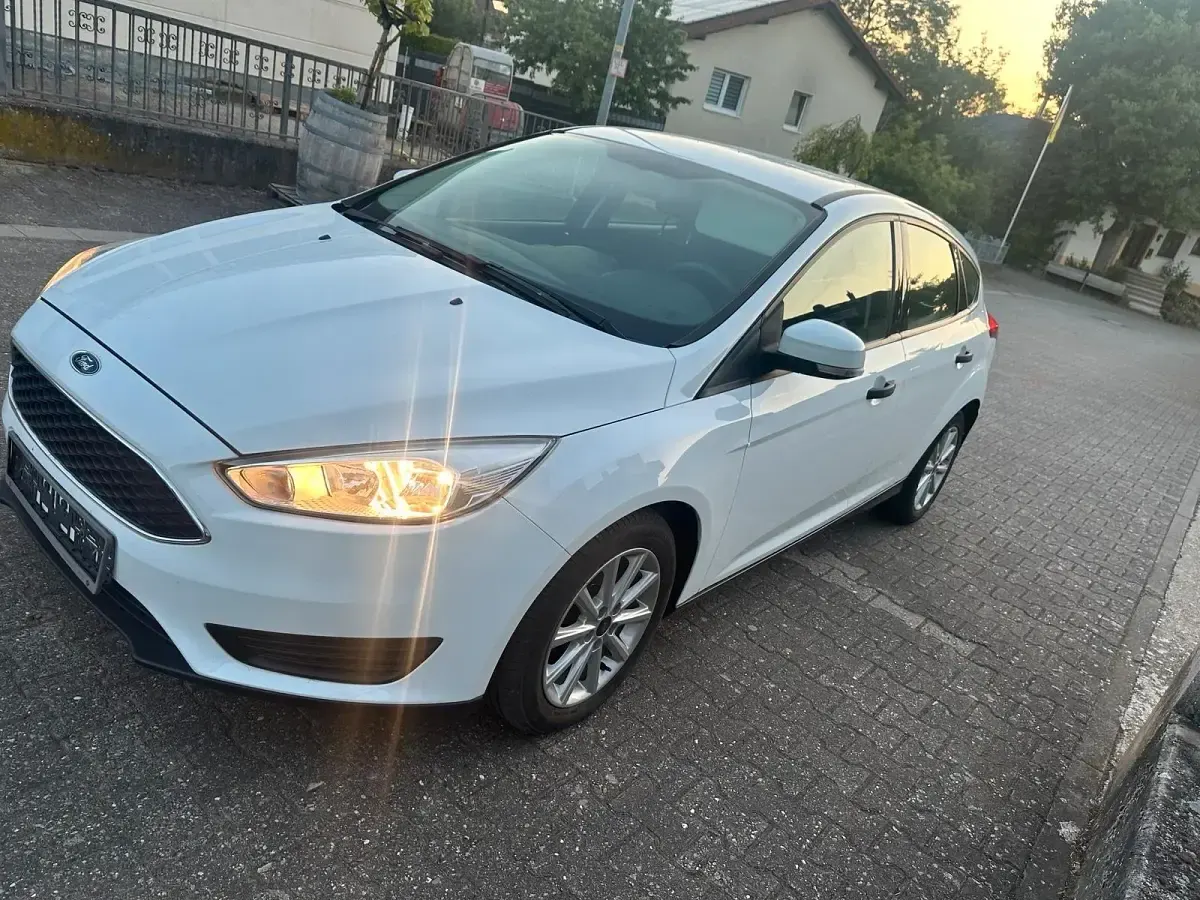 Gebraucht Ford Focus 100 PS (73 kW) 2015 Weiß Kleinwagen