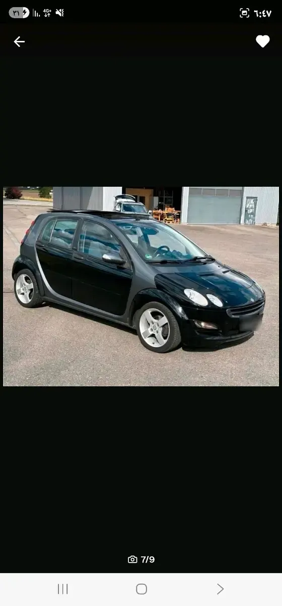 Gebraucht Smart ForFour 109 PS (80 kW) 2004 Schwarz Kleinwagen