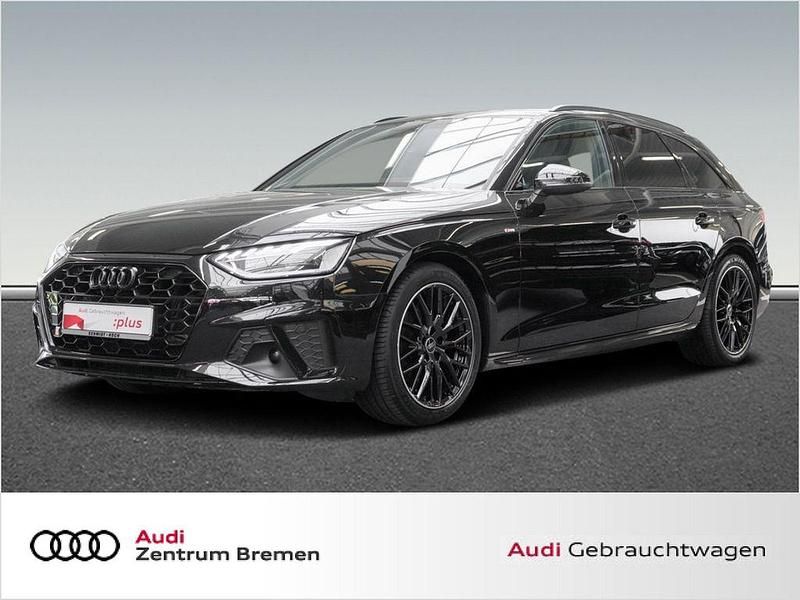 Mythosschwarz metallic Gebraucht 2024 Audi A4 S-Line Kombi | 41.950 € (Teuer) - Bild 1/4