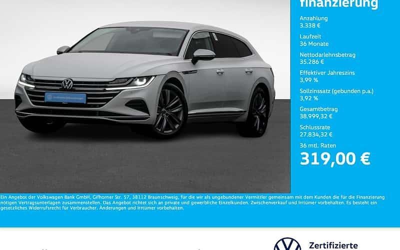 Weiß Gebraucht 2024 VW Arteon Elegance Limousine | 38.624 € (Superpreis) - Bild 1/4