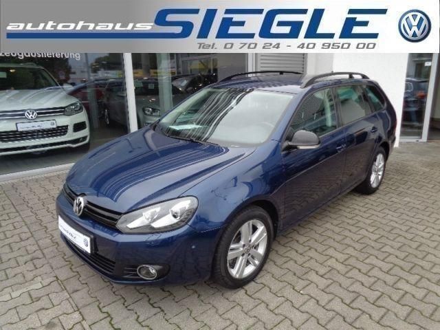 Gebraucht VW Golf VII Match 140 PS (102 kW) 2013 Blau metallic Kombi
