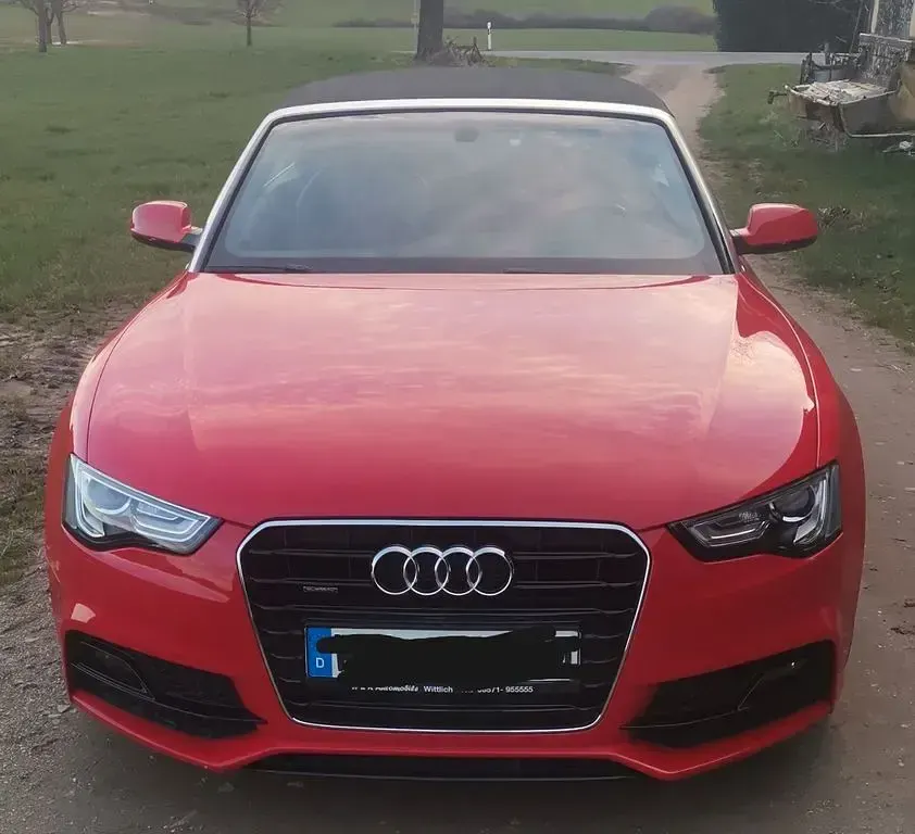 Gebraucht Audi A5 Cabriolet S-Line 190 PS (139 kW) 2016 Rot Cabrio