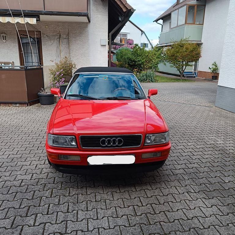 Rot Gebraucht 1992 Audi Cabriolet Cabrio | 12.500 € - Bild 1/4