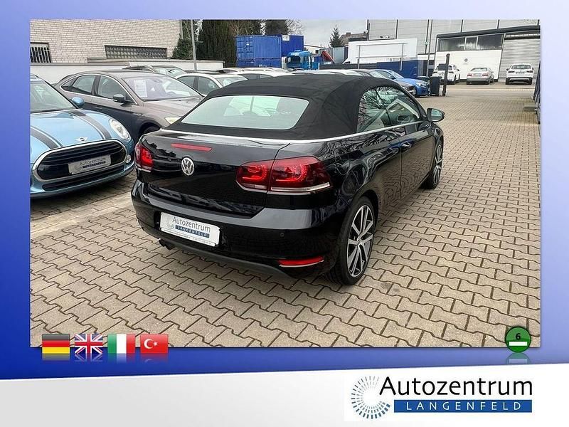 Gebraucht VW Golf Cabriolet LOUNGE 125 PS (91 kW) 2015 Schwarz Cabrio