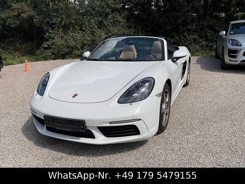 Weiß Gebraucht 2017 Porsche 718 Boxster Cabrio | 42.990 € (Guter Preis) - Bild 1/4