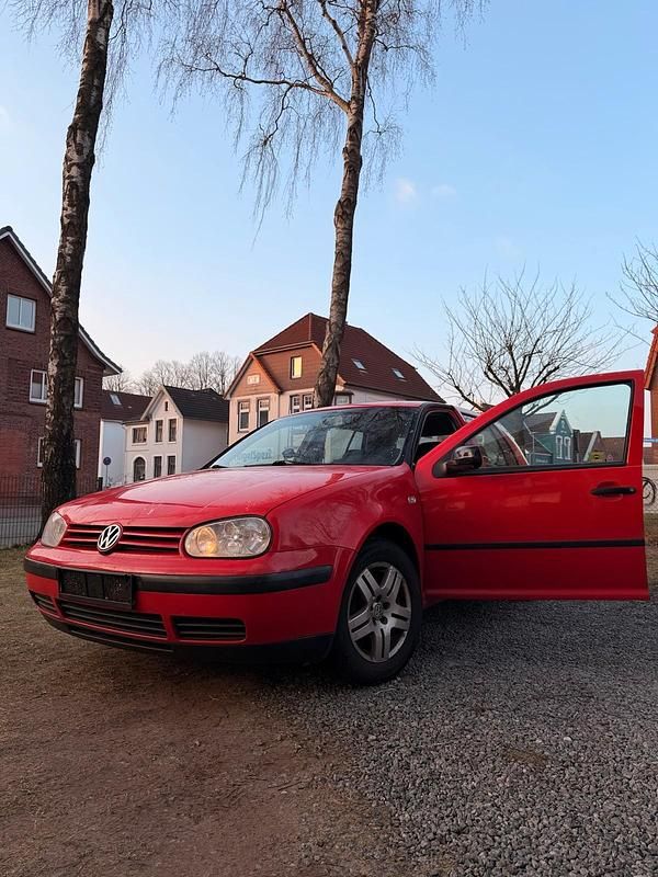 Rot Gebraucht 1998 VW Golf IV Kleinwagen | 999 € (Superpreis) - Bild 1/4