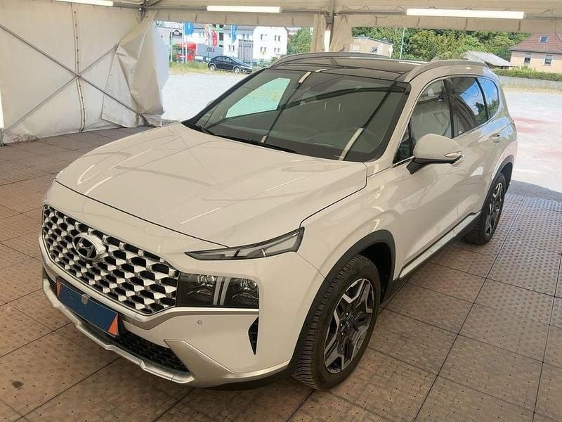 Weiß Gebraucht 2021 Hyundai Santa Fe Prime SUV | 31.890 € (Guter Preis) - Bild 1/4