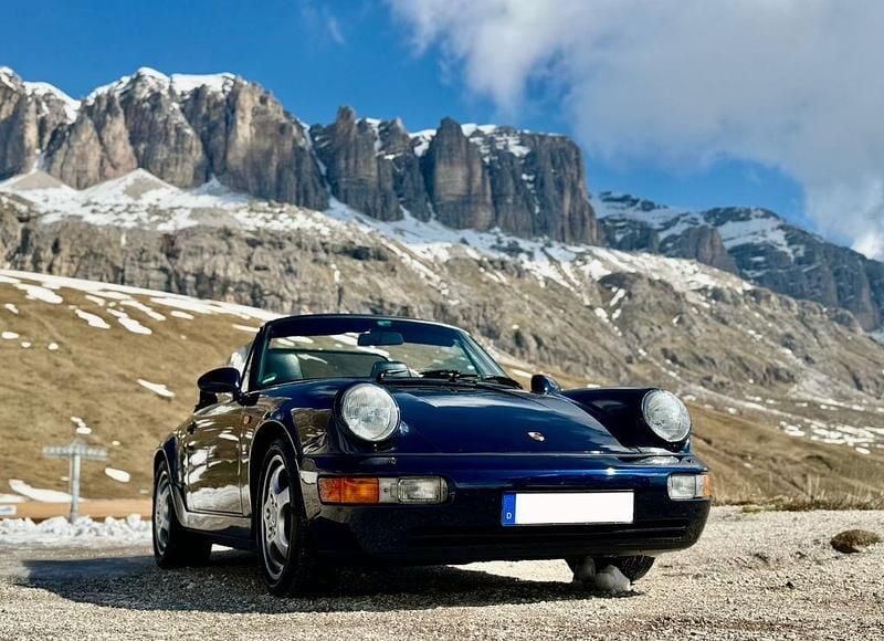 Blau Gebraucht 1991 Porsche 964 Cabrio | 92.000 € - Bild 1/4