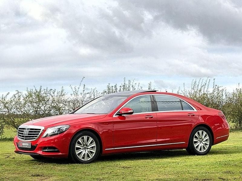 Rot Gebraucht 2017 Mercedes S500 Prestige Limousine | 59.950 € (Teuer) - Bild 1/4