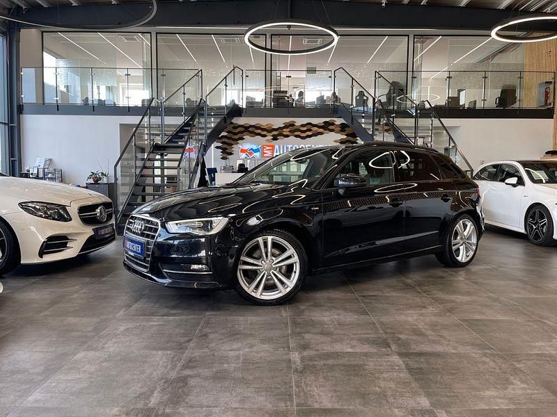 Schwarz Gebraucht 2013 Audi A3 Sportback S-Line Kleinwagen | 12.990 € (Fairer Preis) - Bild 1/4