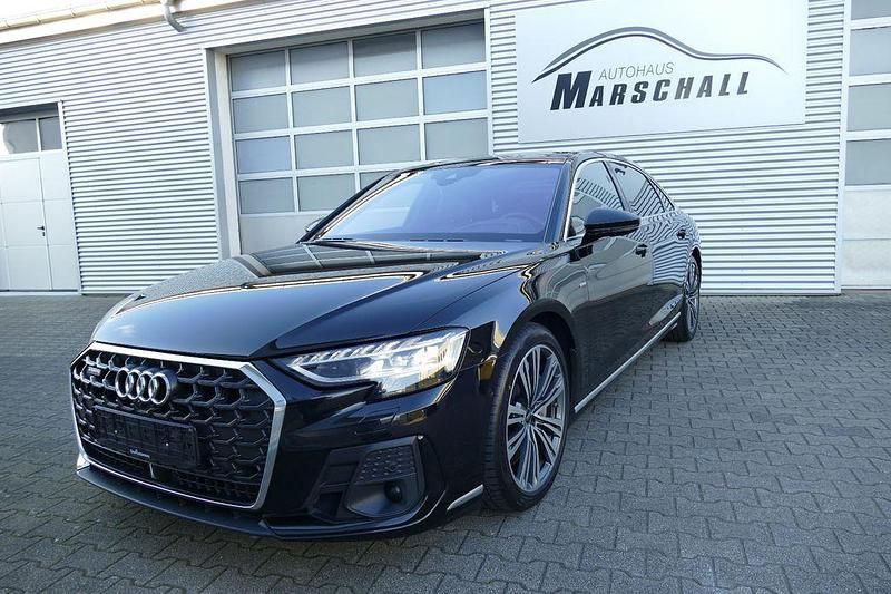 Mythosschwarz metallic Gebraucht 2023 Audi A8L S-Line Limousine | 57.850 € (Fairer Preis) - Bild 1/4