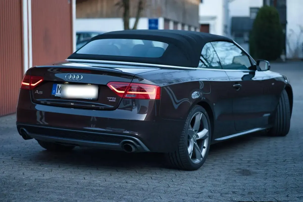 Gebraucht Audi A5 Cabriolet S-Line 224 PS (164 kW) 2014 Braun Cabrio