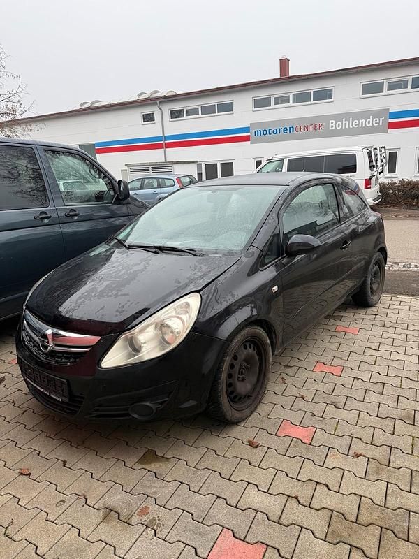 Schwarz Gebraucht 2007 Opel Corsa Limousine | 300 € (Superpreis) - Bild 1/4