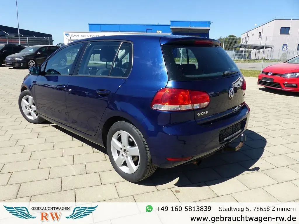 Second-hand VW Golf VI 105 CP (77 kW) 2011 Albastru Hatchback