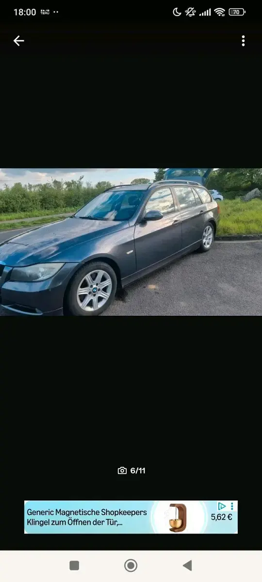 Gebraucht BMW 320 177 PS (130 kW) 2008 Grau Kombi