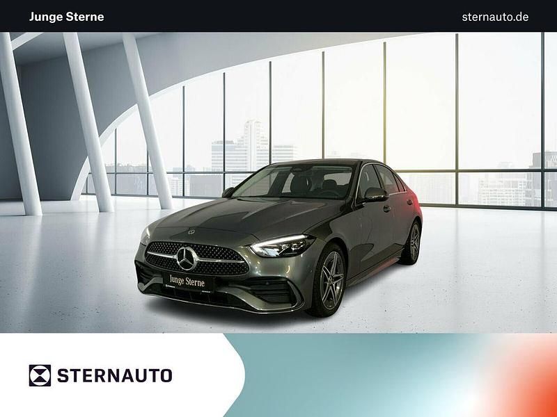 Metalliclack selenitgrau Gebraucht 2025 Mercedes C180 AMG line Limousine | 38.979 € (Fairer Preis) - Bild 1/4