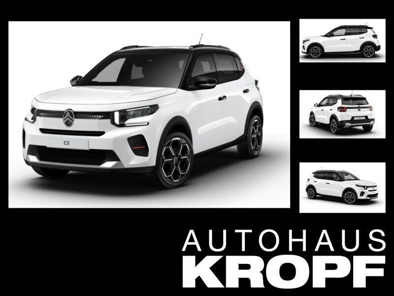 Weiß (polarweiß) Neu 2025 Citroën C3 PureTech Kleinwagen | 18.690 € (Fairer Preis) - Bild 1/4