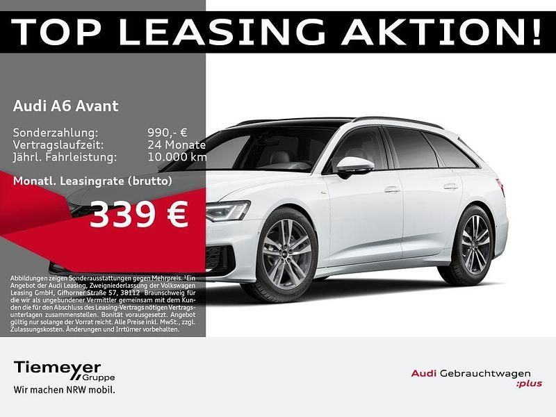 Weiß Gebraucht 2025 Audi A6 S-Line Kombi | 53.160 € (Superpreis) - Bild 1/4