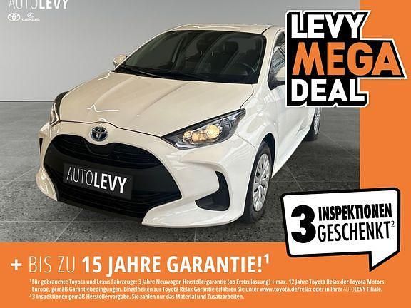 Schneeweiß Gebraucht 2022 Toyota Yaris Hybrid Business Edition Kleinwagen | 15.970 € (Guter Preis) - Bild 1/4