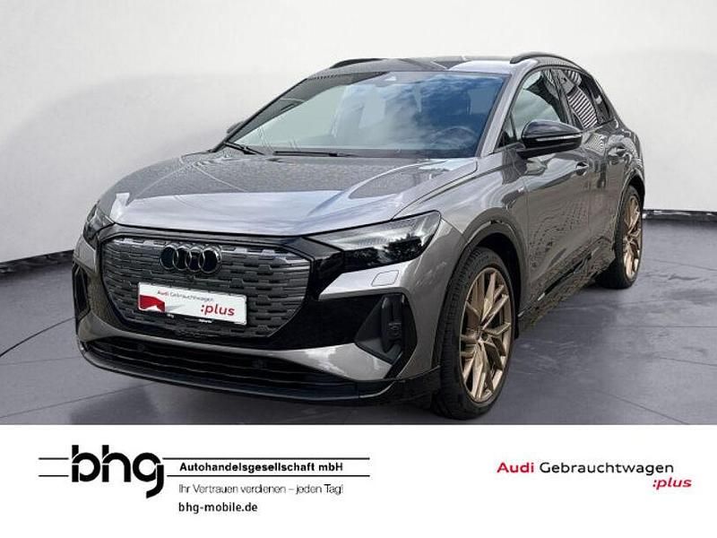 Taifungrau metallic Gebraucht 2021 Audi Q4 e-tron Ambiente SUV | 39.830 € (Etwas zu teuer) - Bild 1/4