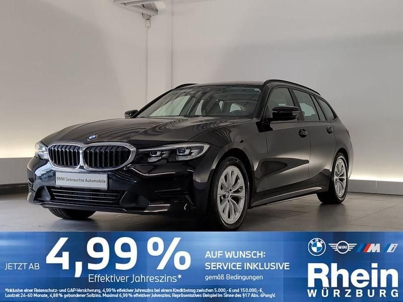 Schwarz Gebraucht 2022 BMW 318 Advantage Kombi | 20.890 € (Fairer Preis) - Bild 1/4