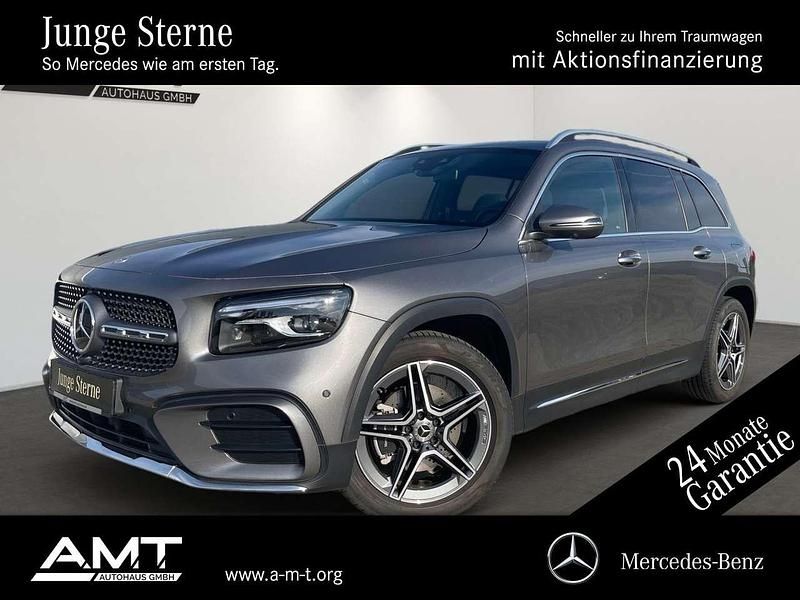 Lack mountaingrau Gebraucht 2024 Mercedes GLB200 AMG Line Premium Plus SUV | 48.500 € (Teuer) - Bild 1/4
