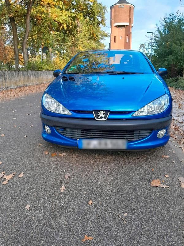 Blau Gebraucht 2002 Peugeot 206 CC Cabrio | 690 € (Superpreis) - Bild 1/4