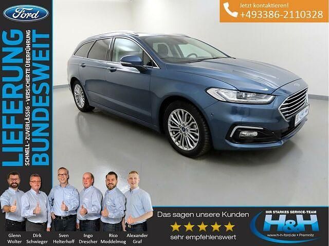 Chromablau Gebraucht 2021 Ford Mondeo Titanium Kombi | 23.980 € (Teuer) - Bild 1/2