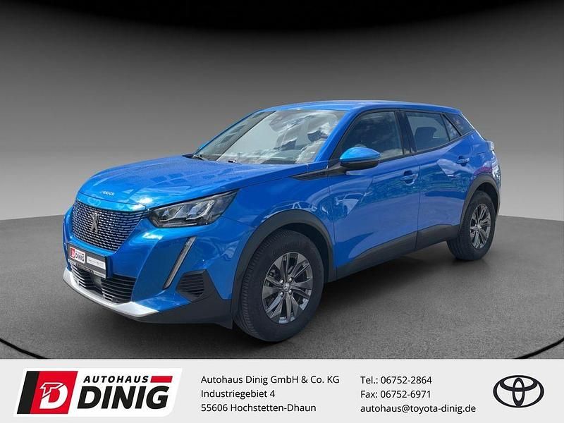 Blau Gebraucht 2021 Peugeot e-2008 Active SUV | 15.900 € (Fairer Preis) - Bild 1/3